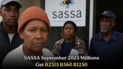 Confirmed: SASSA to Disburse September 2025 Grants โ Millions Await R2,315, R560, and R1,250 Payouts