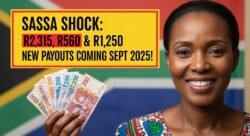SASSA Grants September 2025: R2,315, R560 & R1,250 New Payouts